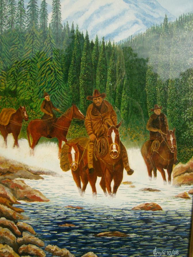 LG 0036 - Vecchia America - Pionieri al guado