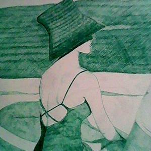 al mare (biro verde)