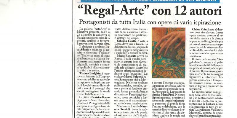 MA QUANTA GENTE C'ERA A QUEST'EVENTO! Regal-Arte 12 artisti in mostra a Mantova.